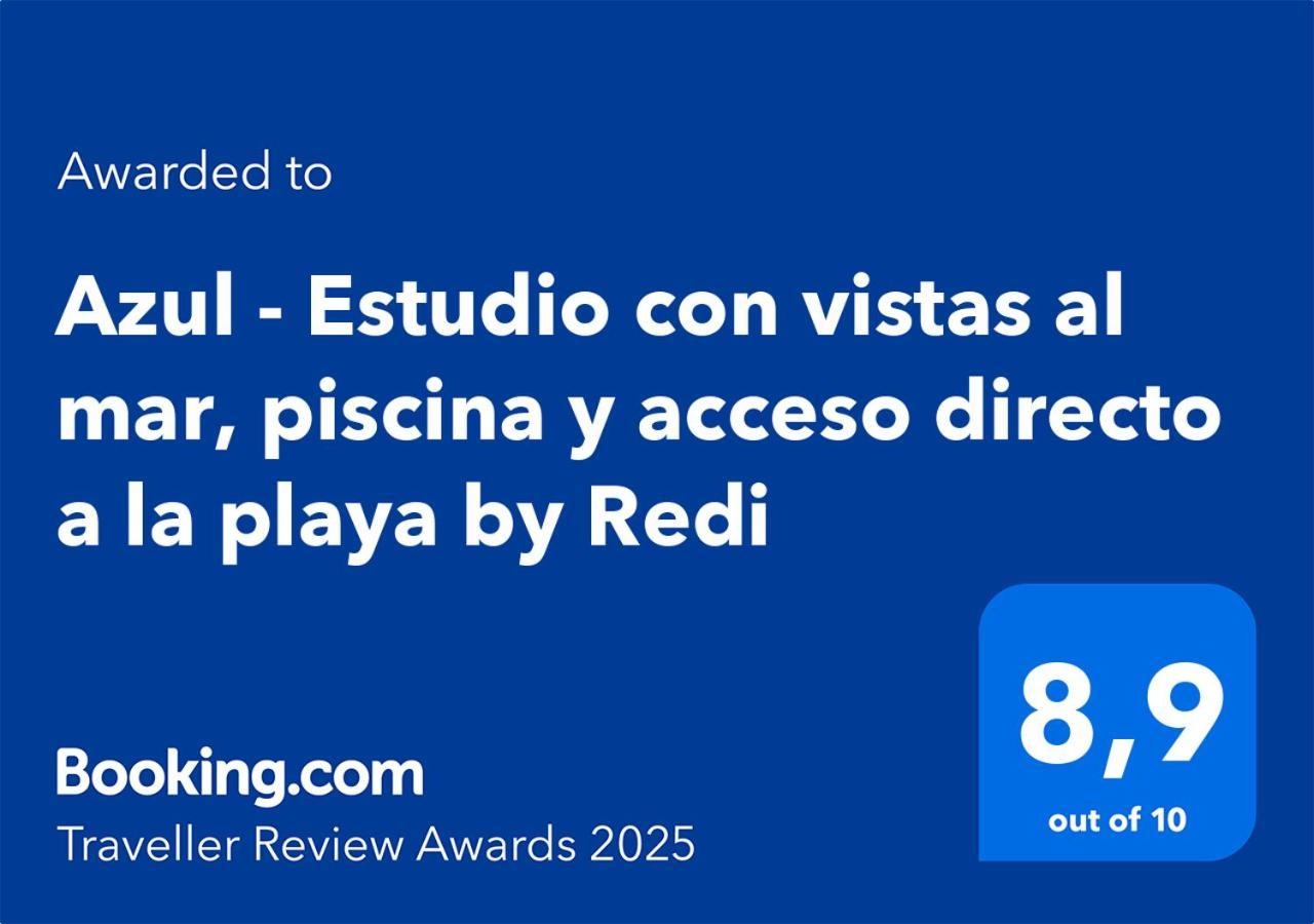 Azul - Estudio Con Vistas Al Mar, Piscina Y Acceso Directo A La Playa By Redi Altea Bagian luar foto